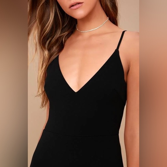 Lulus Black Infinite Glory Black Maxi Dress size XS - Picture 5 of 13